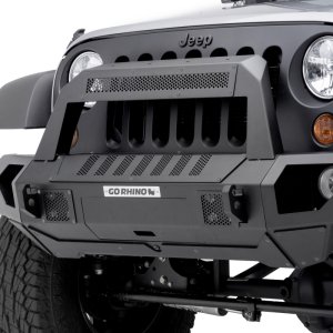 Jeep Wrangler Bumper - Go Rhino - Trailline - Textured Black - `07-`20